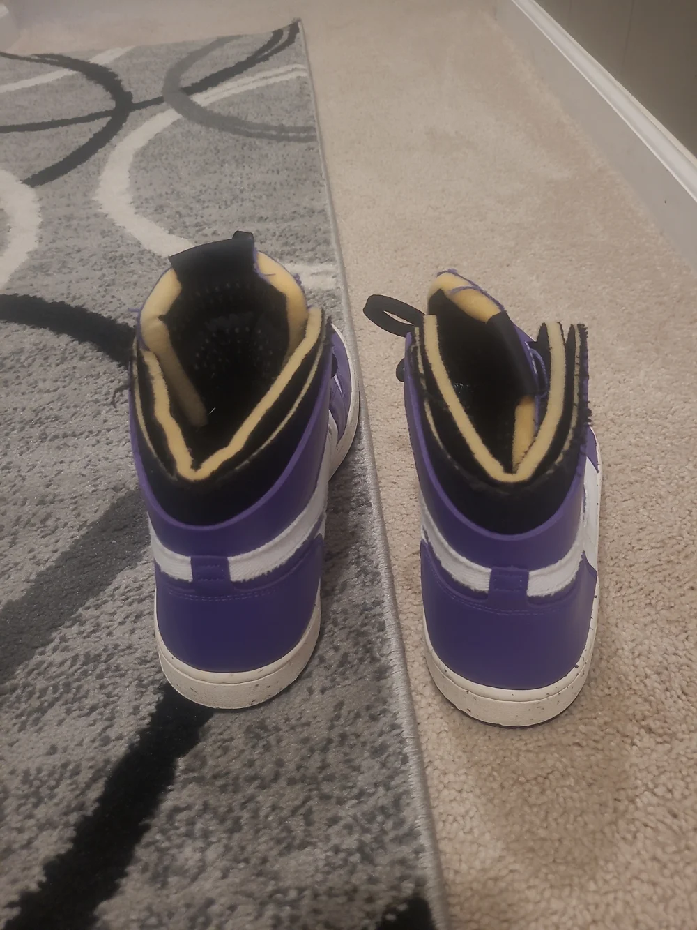 Air Jordan 1 High Zoom CMFT Basketball Crater Purple CT0978-501 US Men Size 11